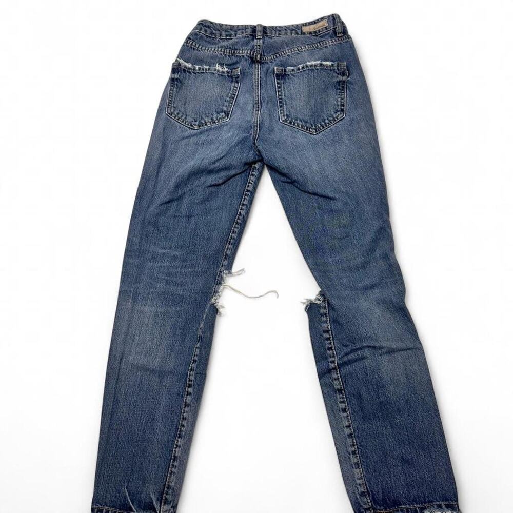 Garage Size 0 Denim Distressed Jeans Straight Leg - Picture 2 of 4